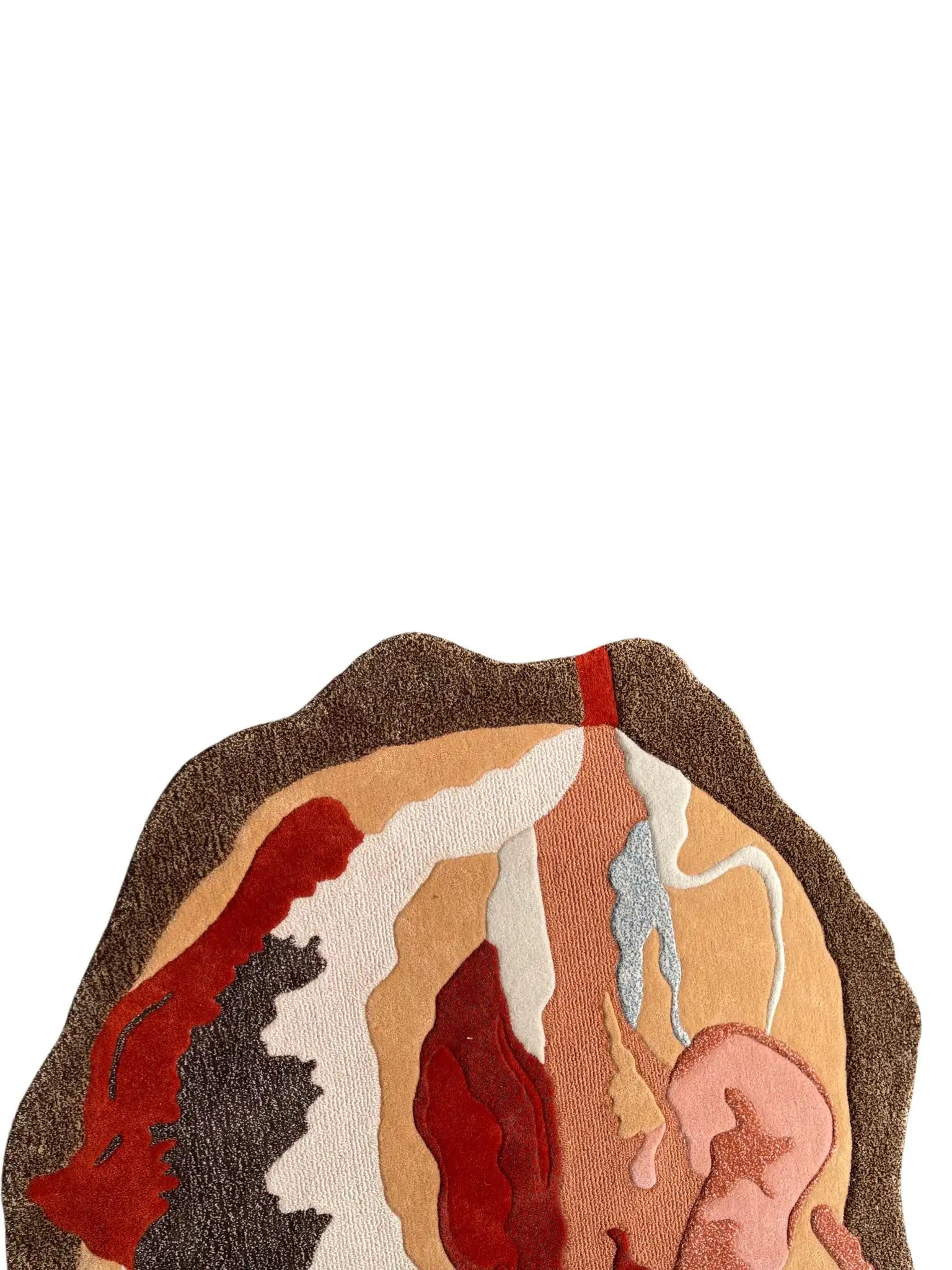 Terra Strata Layered Abstract Designer Carpet
