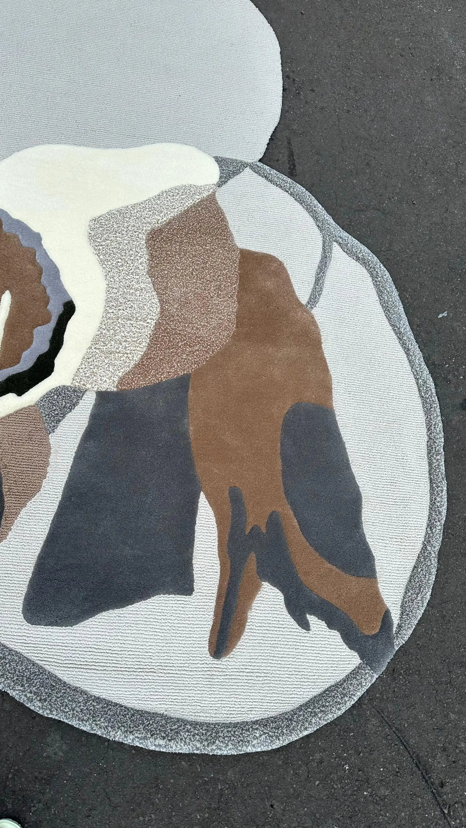 Geometry Organic Form Luxury Area Rug