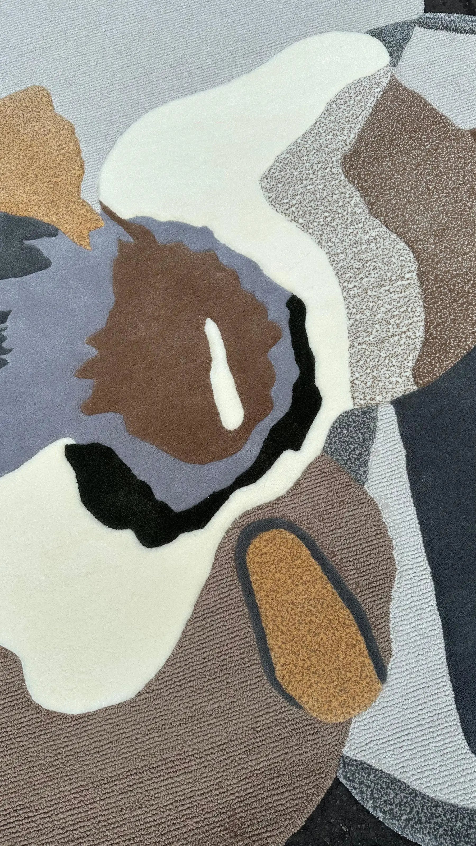 Geometry Organic Form Luxury Area Rug