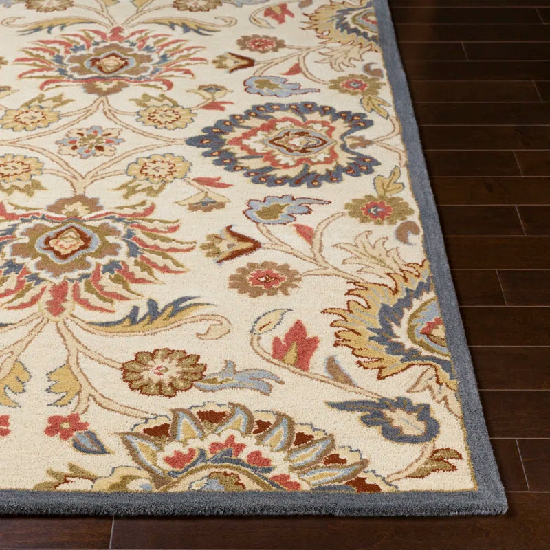 Hand Tufted Wool Rug Beige