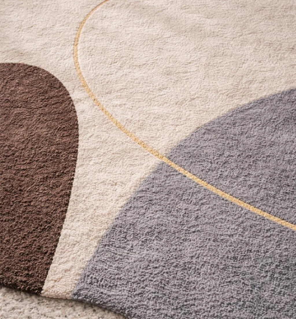 Pebble Flow Organic Wool Rug
