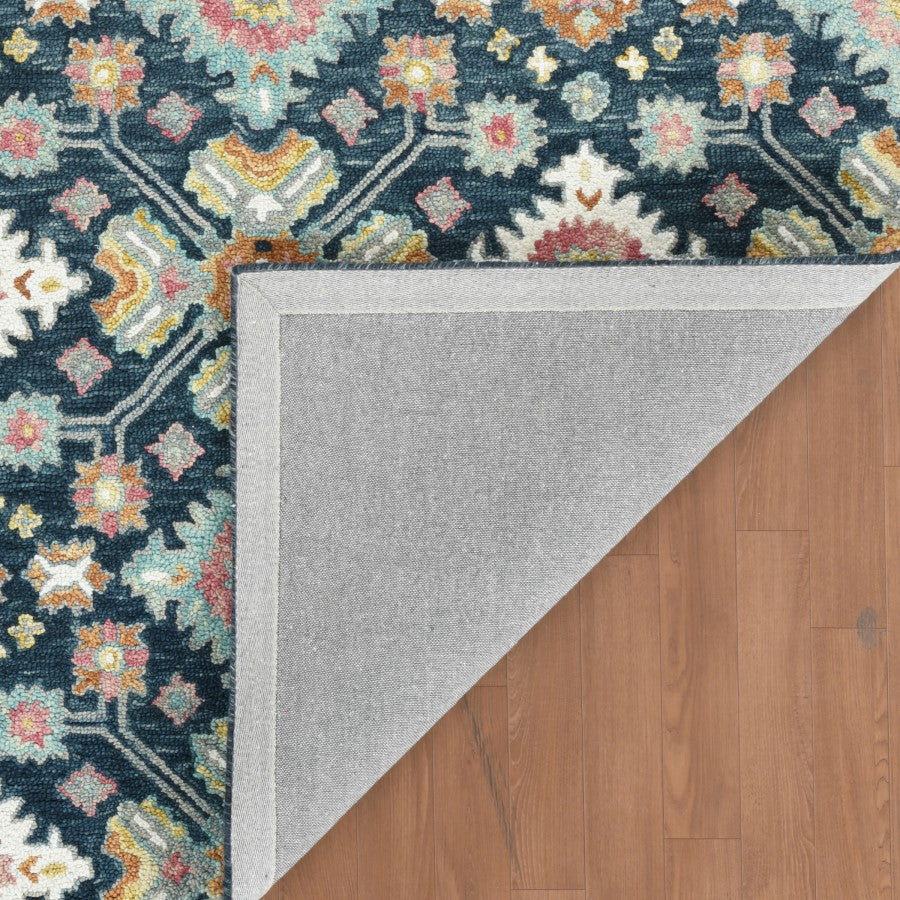 Hand Tufted Navy Wool Rug