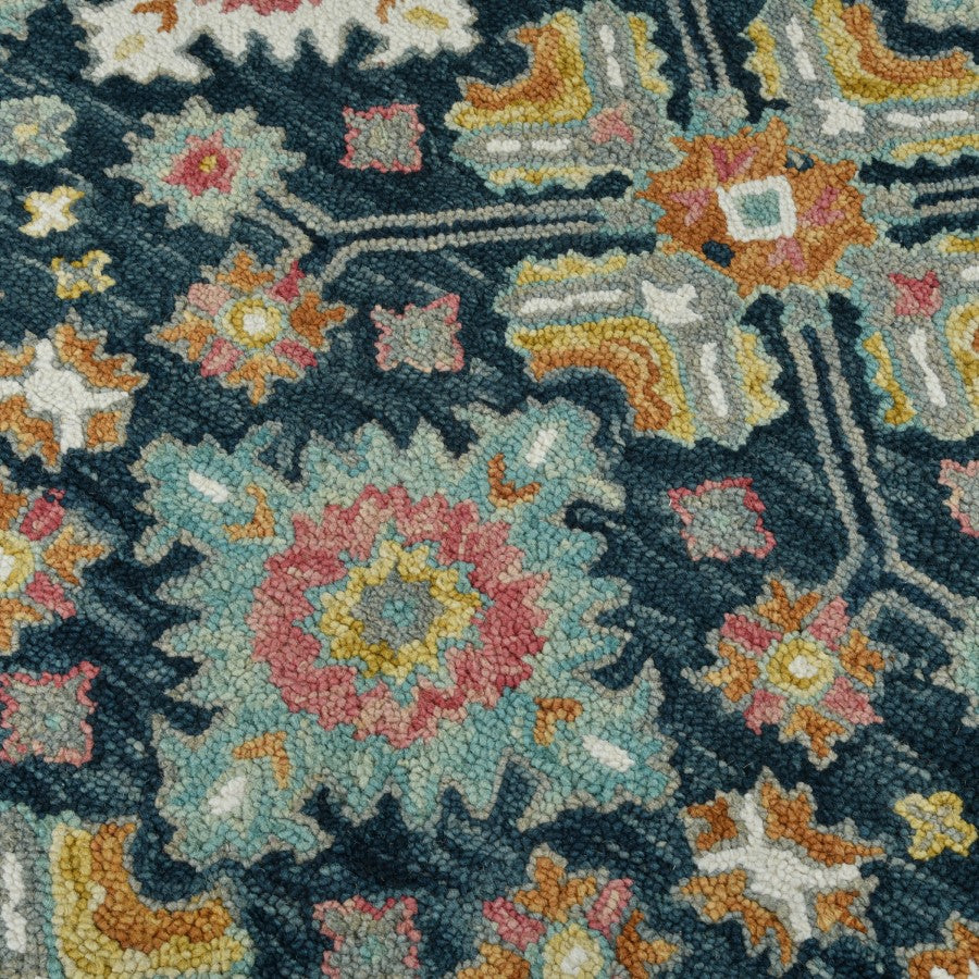 Hand Tufted Navy Wool Rug
