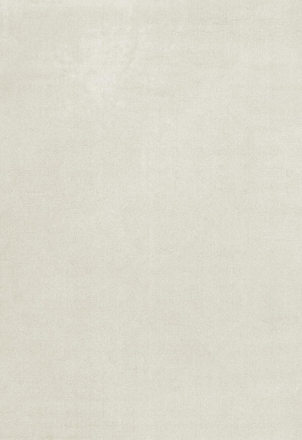 Bone White Solid Wool Rug