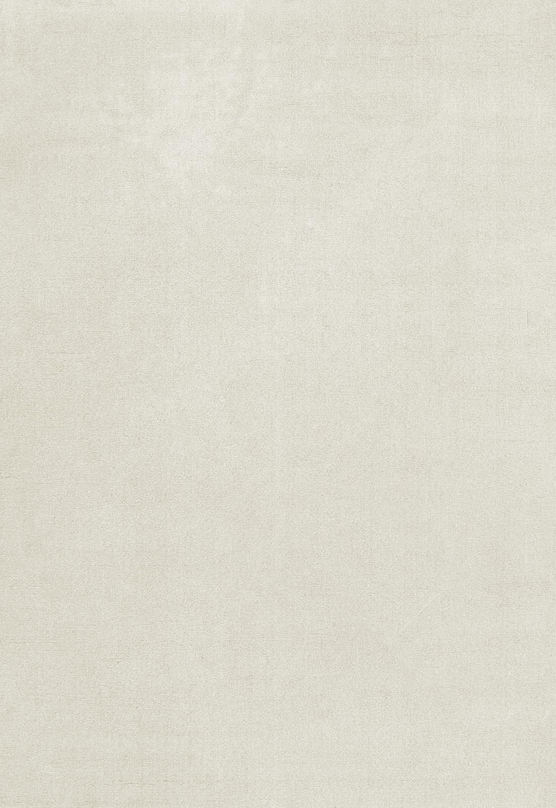 Bone White Solid Wool Rug