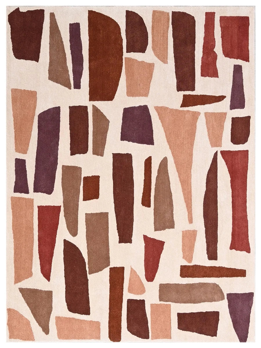 Desert Mosaic Hand Tufted Wool Rug