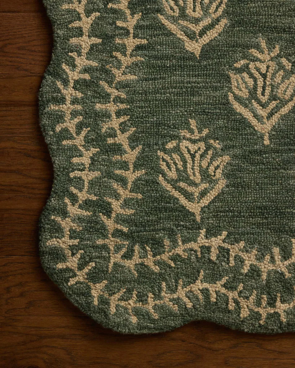 Cottage Style Botanical Rug
