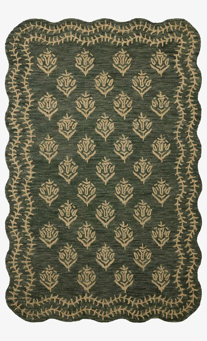 Cottage Style Botanical Rug