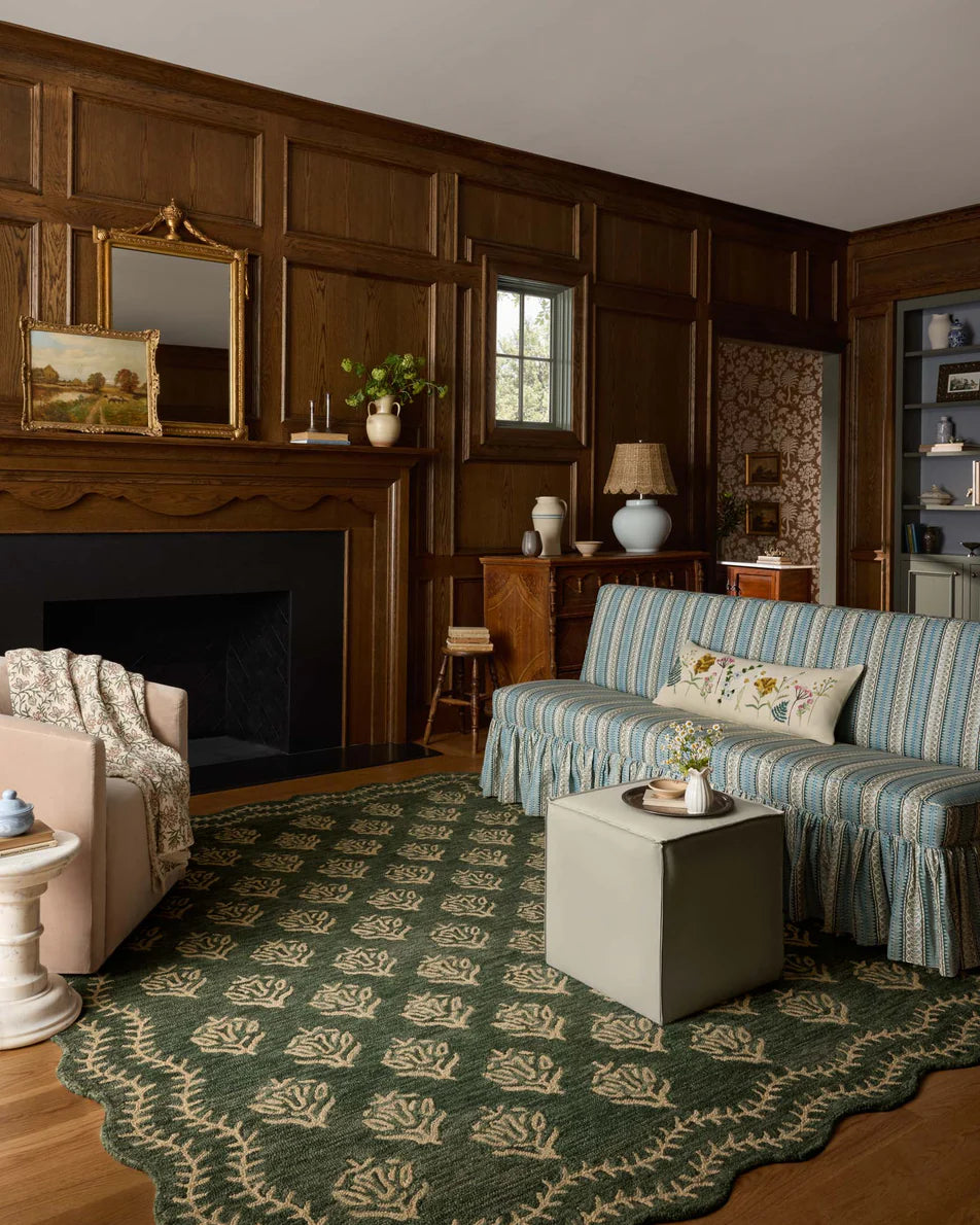 Cottage Style Botanical Rug