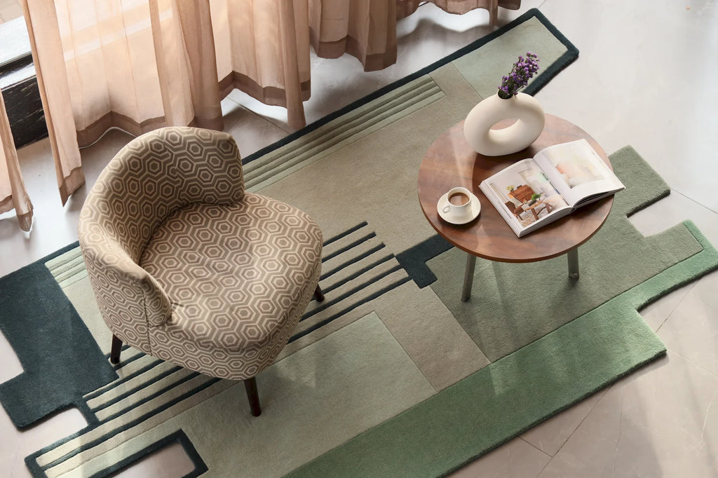 Façade Moderniste Hand-Tufted Rug