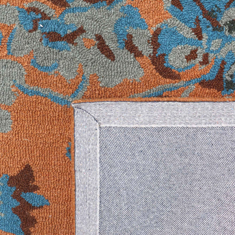 Rustic Bloom Handcrafted Carpet