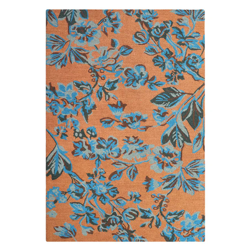 Rustic Bloom Handcrafted Carpet