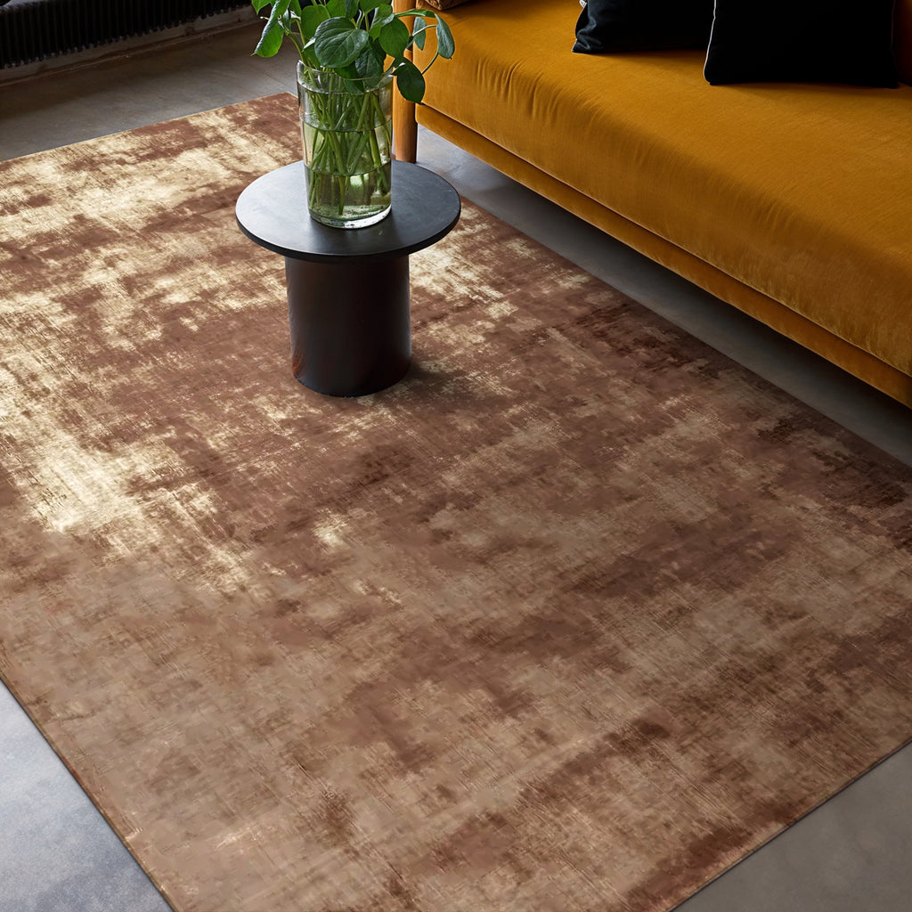 Sienna Abstract Distressed Viscose Rug