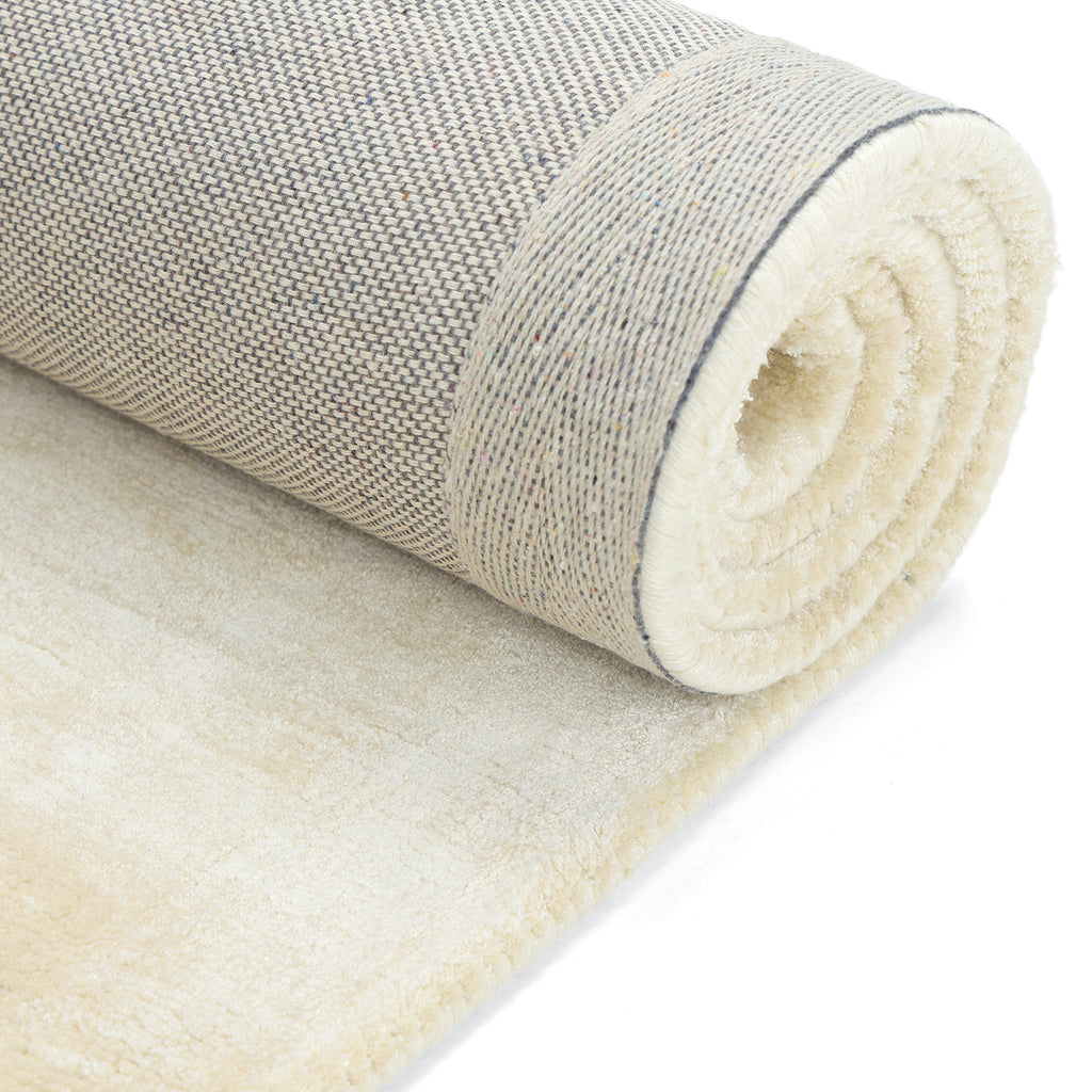 Elara Subtle Ivory Viscose Rug