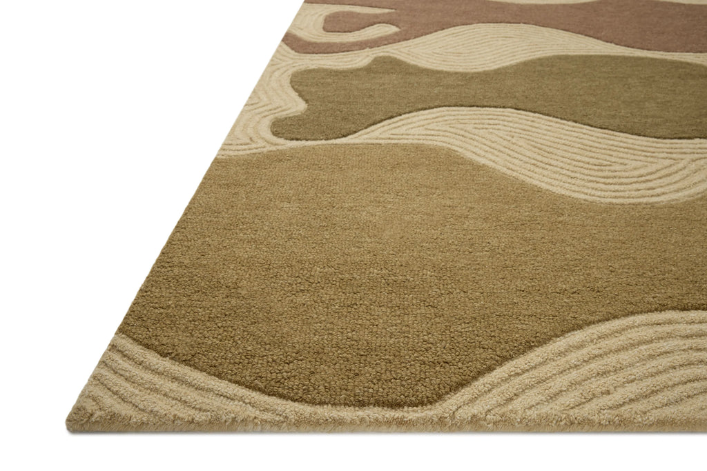 Beige Oasis Drift Modern Carpet