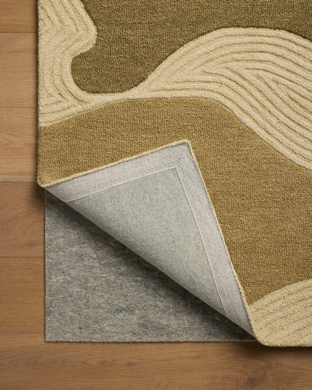 Beige Oasis Drift Modern Carpet