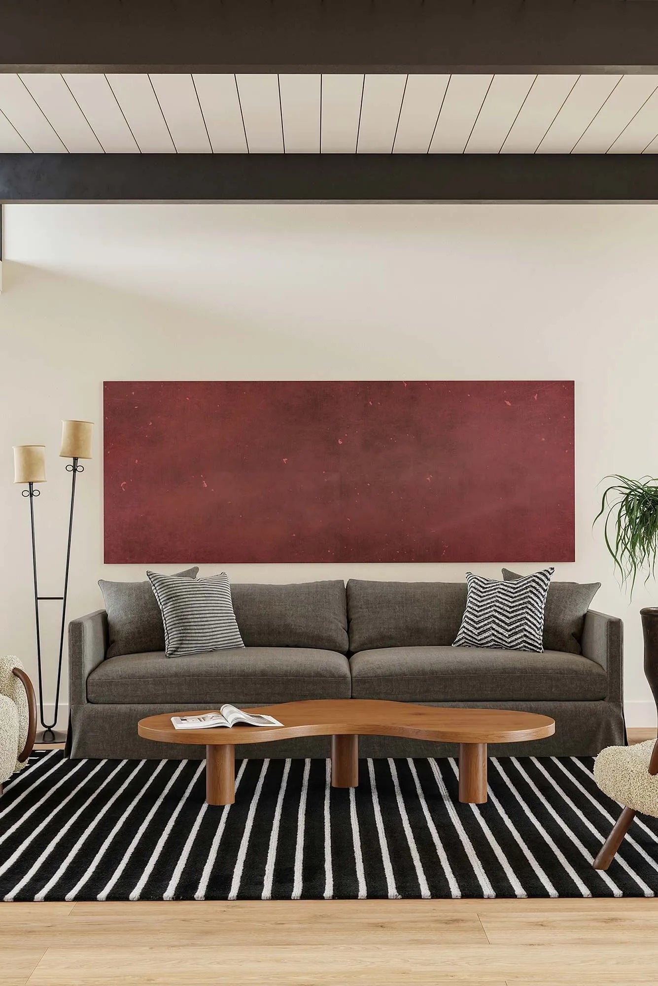 Artisan Striped Wool Carpet