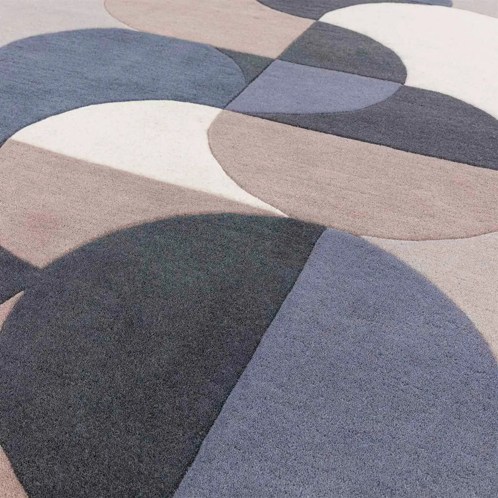 Gray modern handcrafted luxury wool carpe