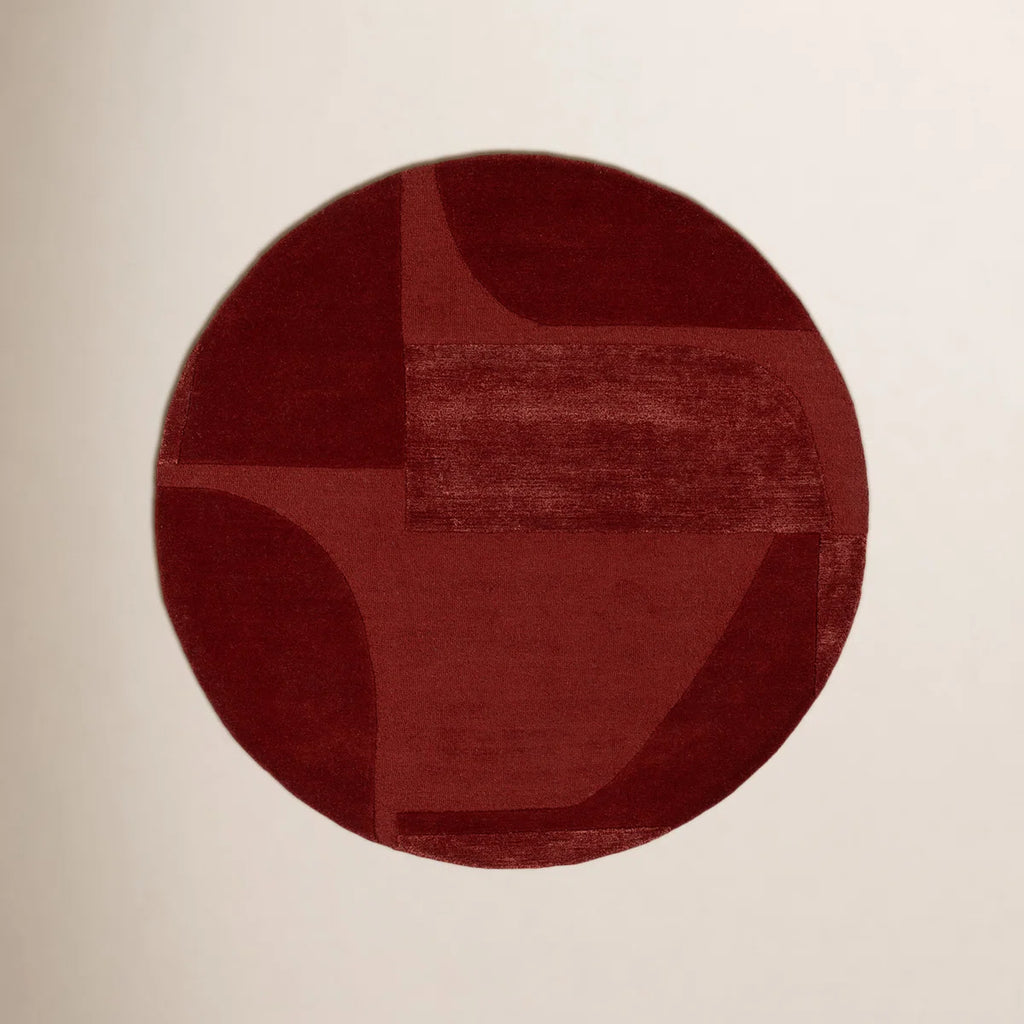 Monolith Round Wool Rug