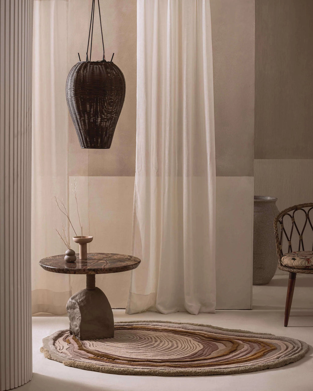 Exclusive Abstract Contour Luxury Area Rug