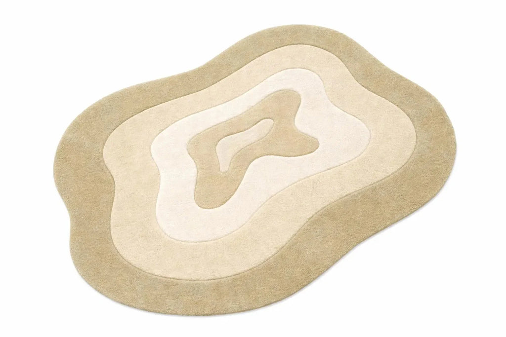 Desert Dune Contour Wool Rug