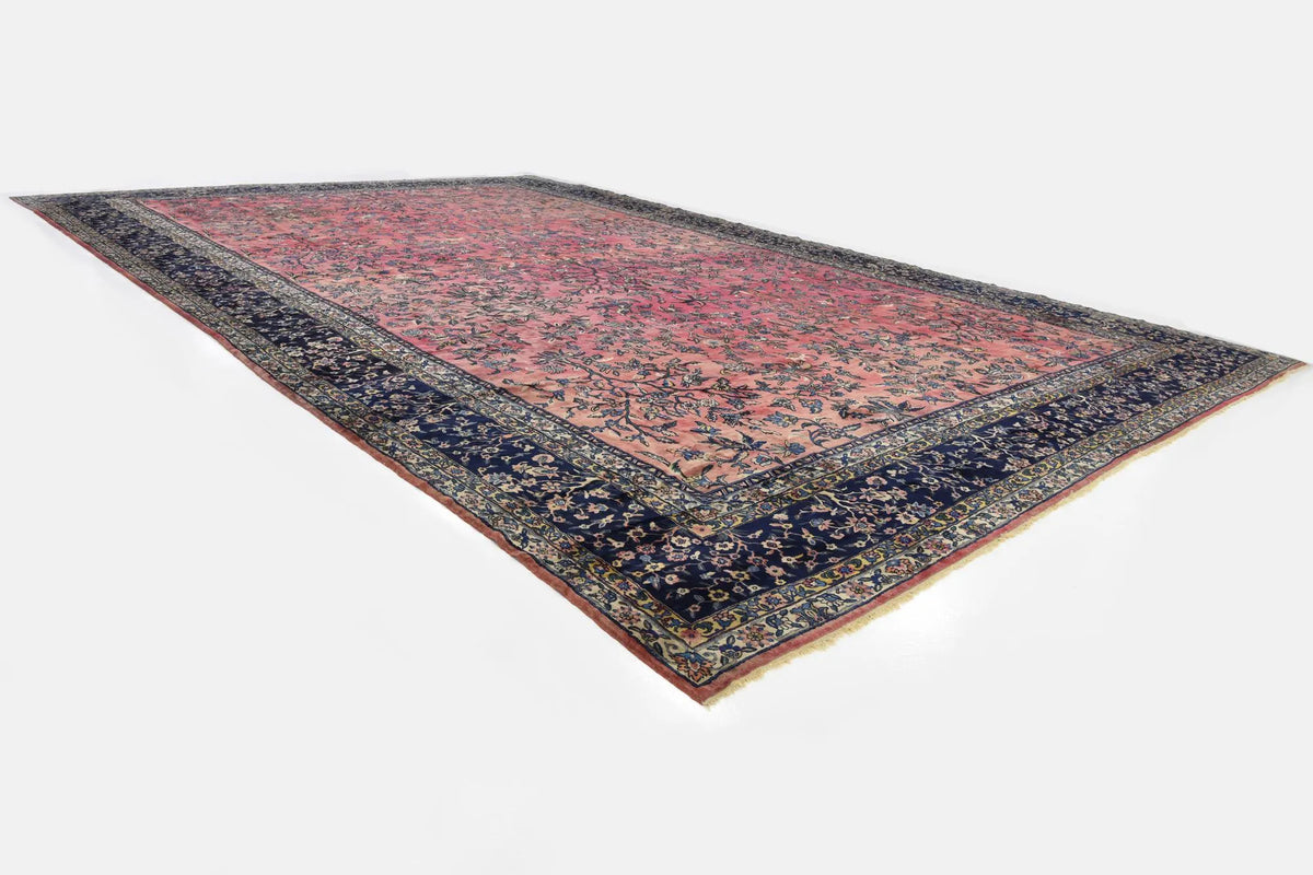 Hand-Knotted Royal Paradise Garden Wool Rug
