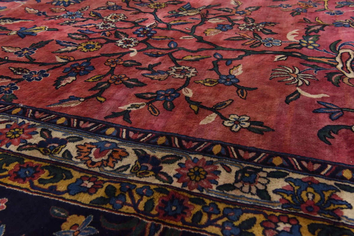Hand-Knotted Royal Paradise Garden Wool Rug