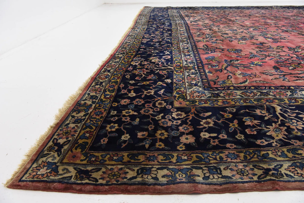 Hand-Knotted Royal Paradise Garden Wool Rug