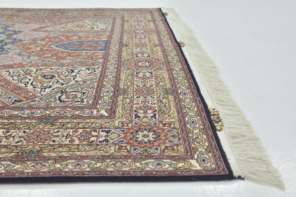 Celestial Tabriz Sunburst Fine Wool Rug