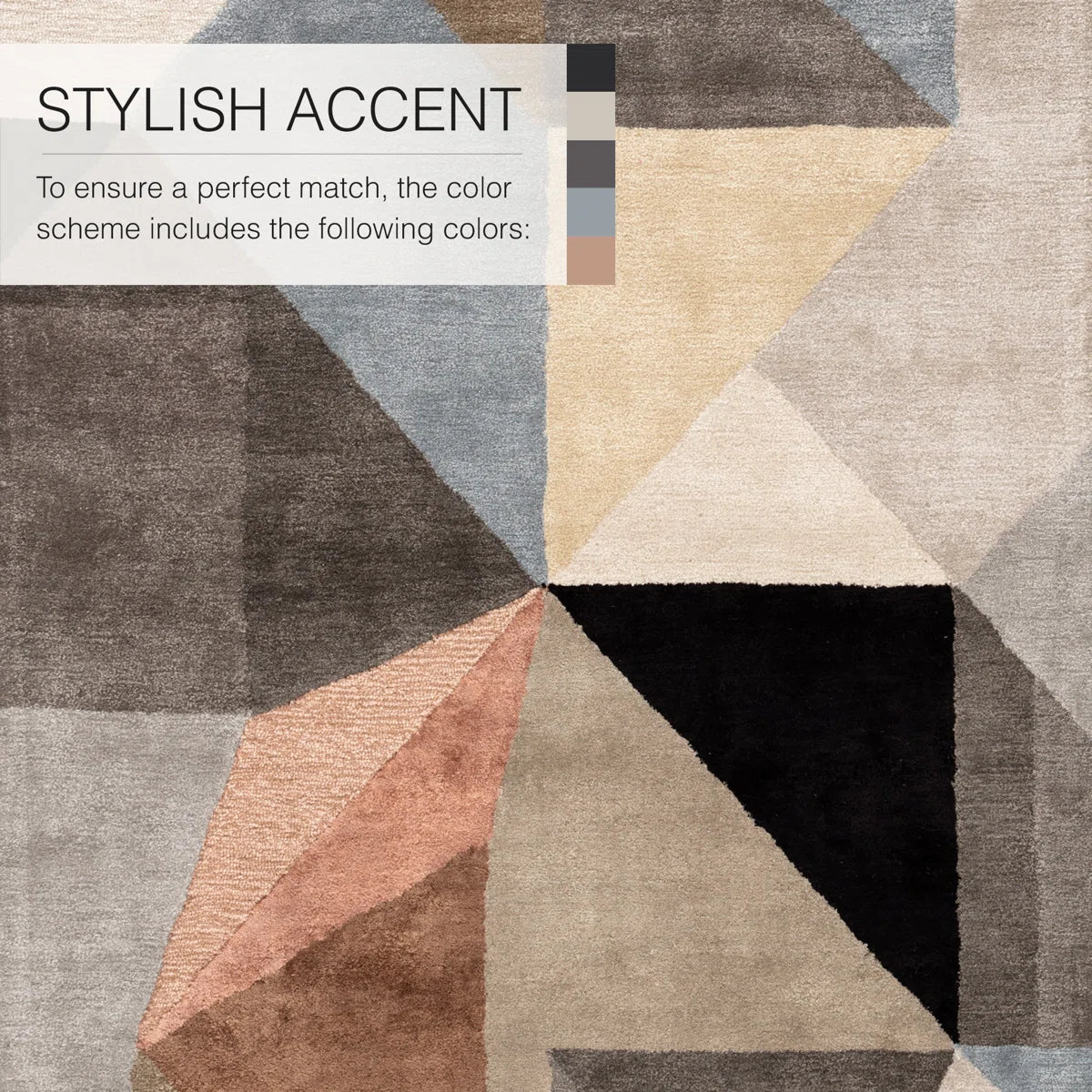 Prismatic Nexus Viscose Wool Rug