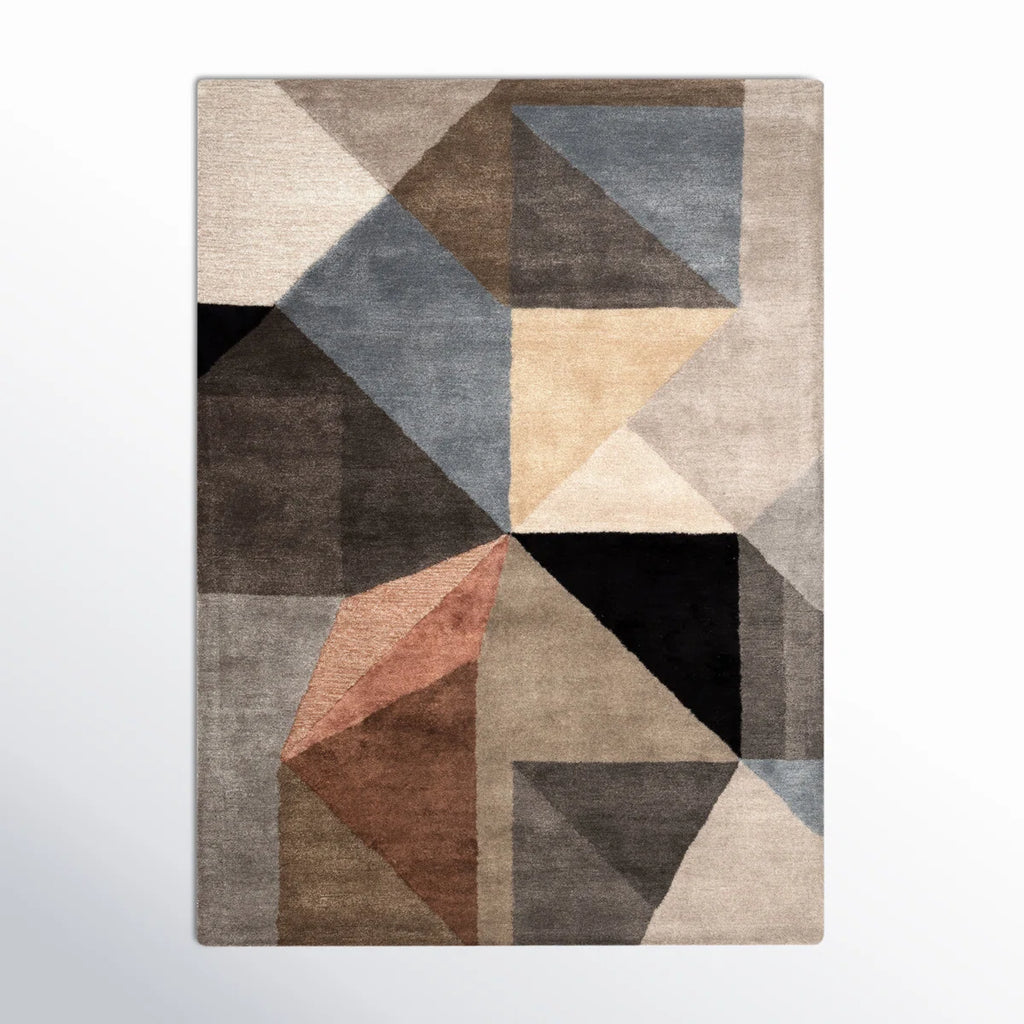 Prismatic Nexus Viscose Wool Rug