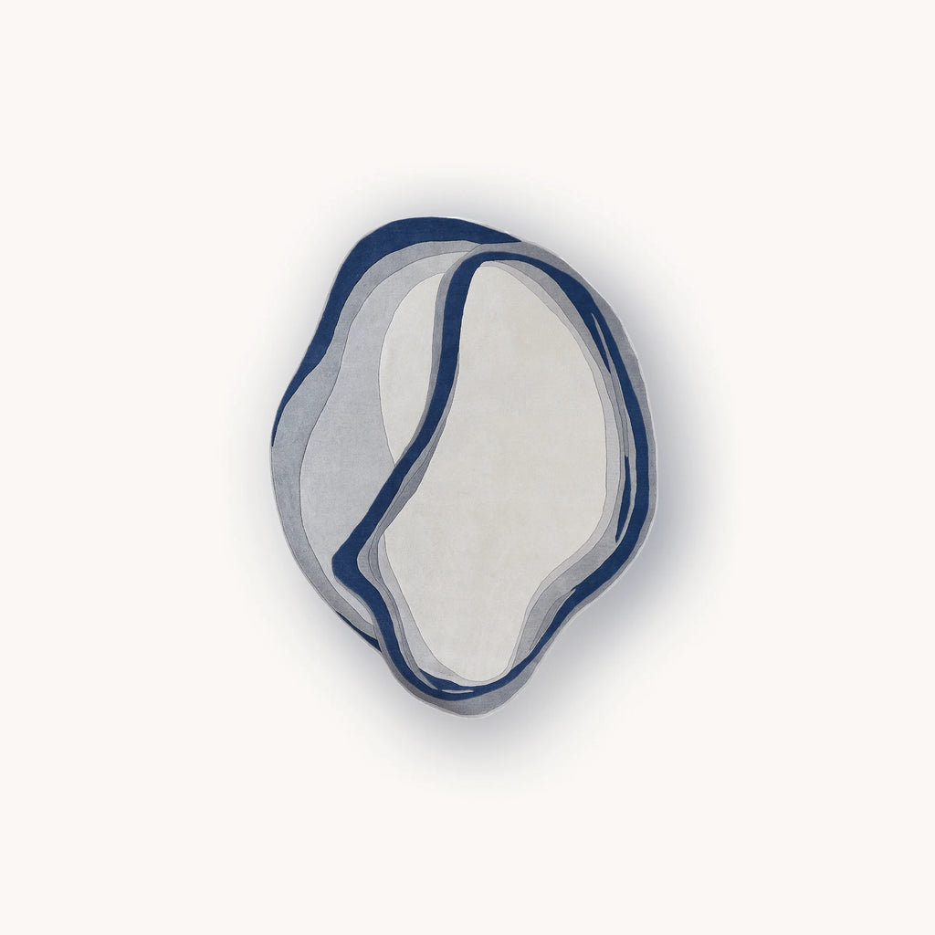 L’Odeur Du Bleu Sculptural Rug