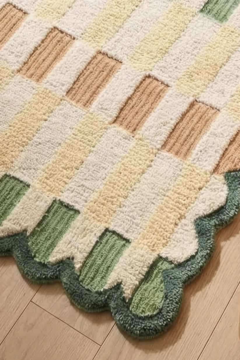 Kids Room Check Pattern Rug