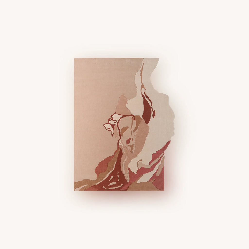 Lumina Conch Silhouette Hand-Tufted Rug