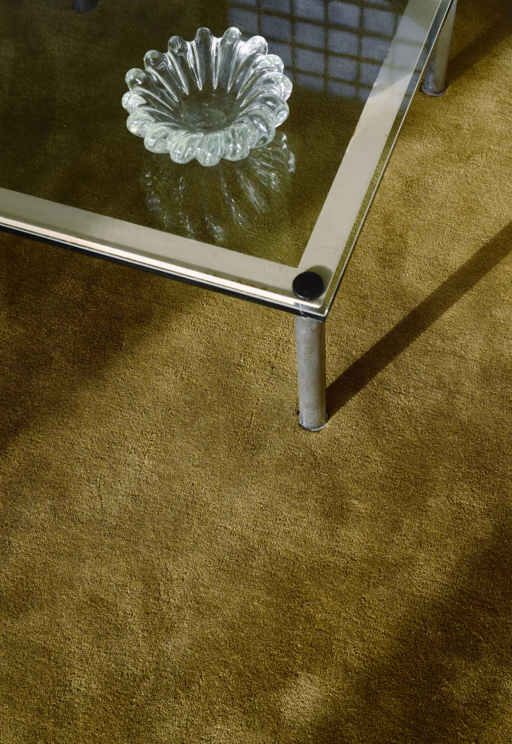 Luxury Moss Brown Wool Carpet