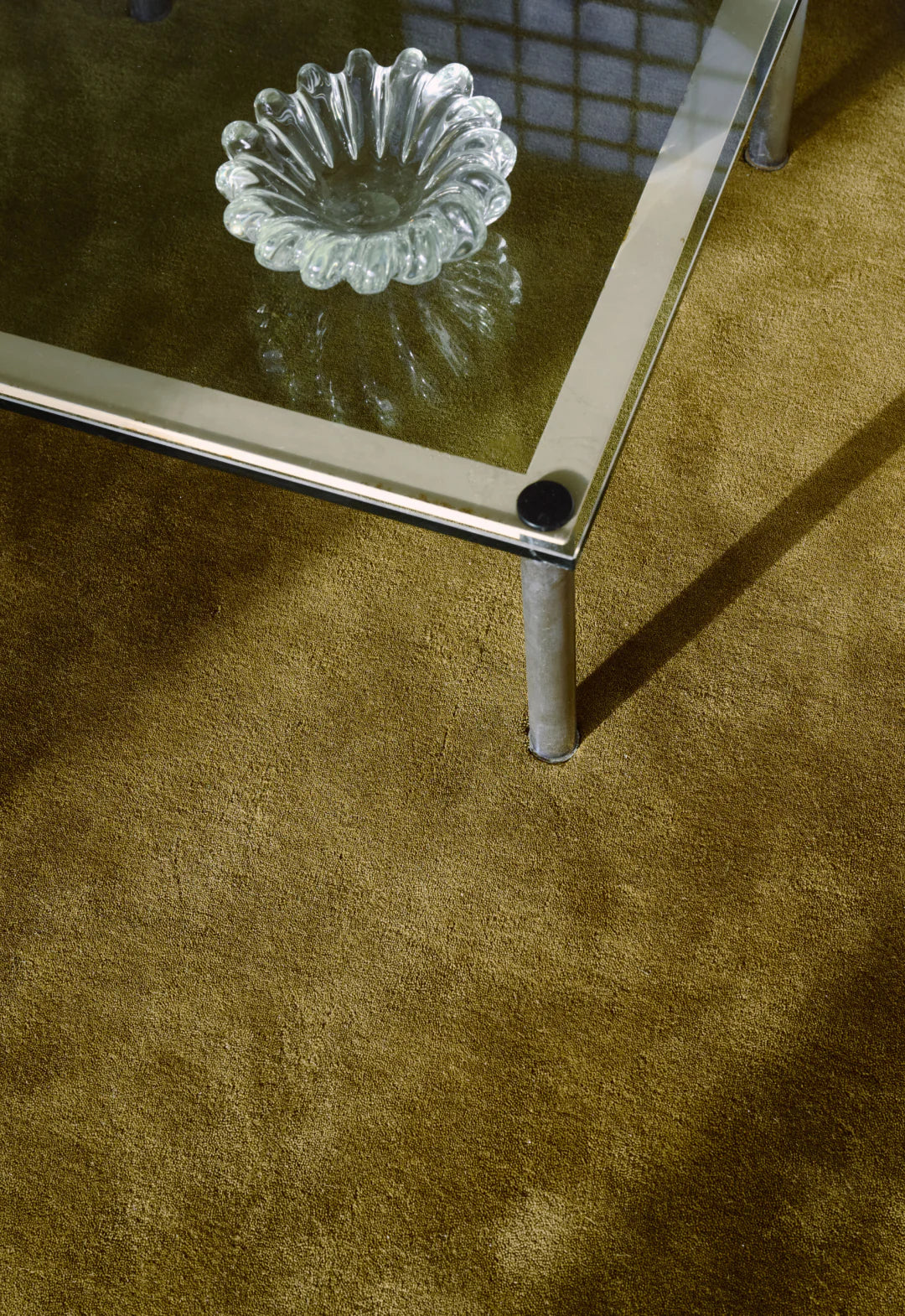 Luxury Moss Brown Wool Carpet