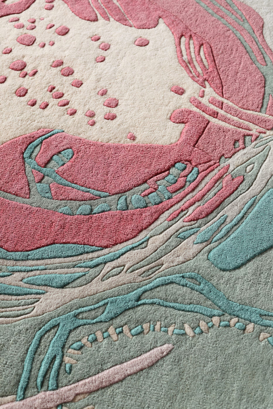 The Flora Swirl Hand-Tufted Rug