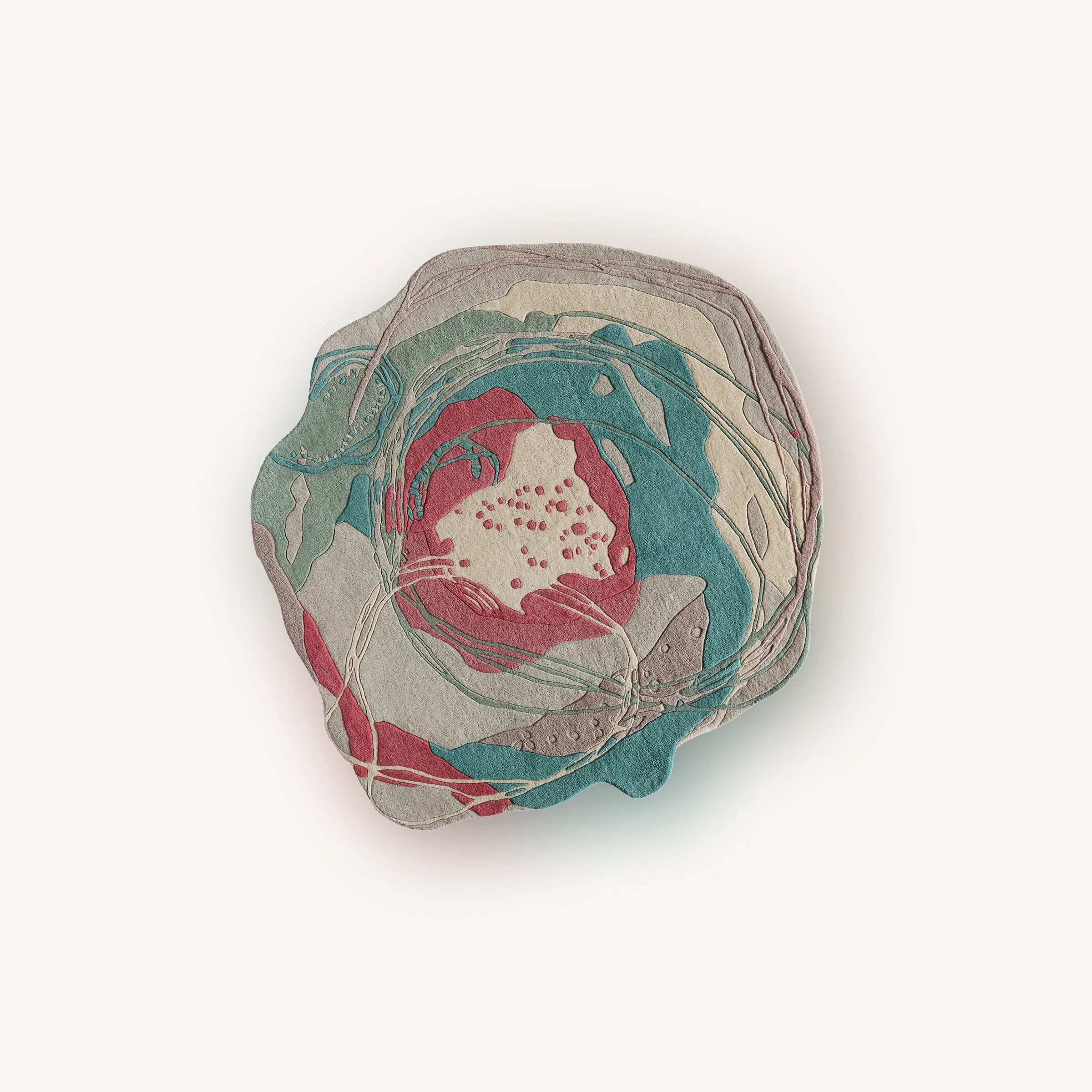 The Flora Swirl Hand-Tufted Rug