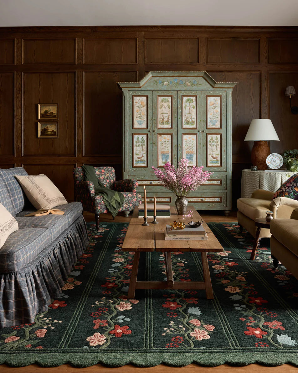 Heritage Floral Pattern Rug