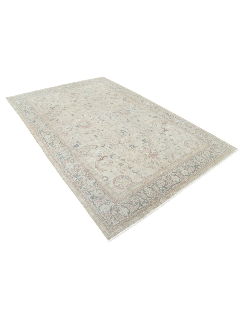 Elysian Garden Hand-Knotted Pure Wool Area Rug