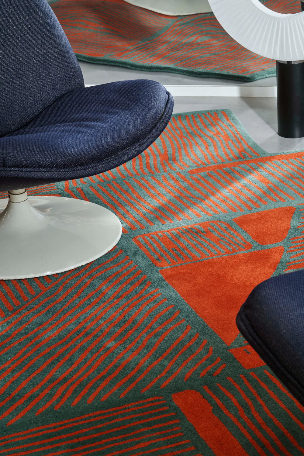 Designer Patchwork Wool Rug