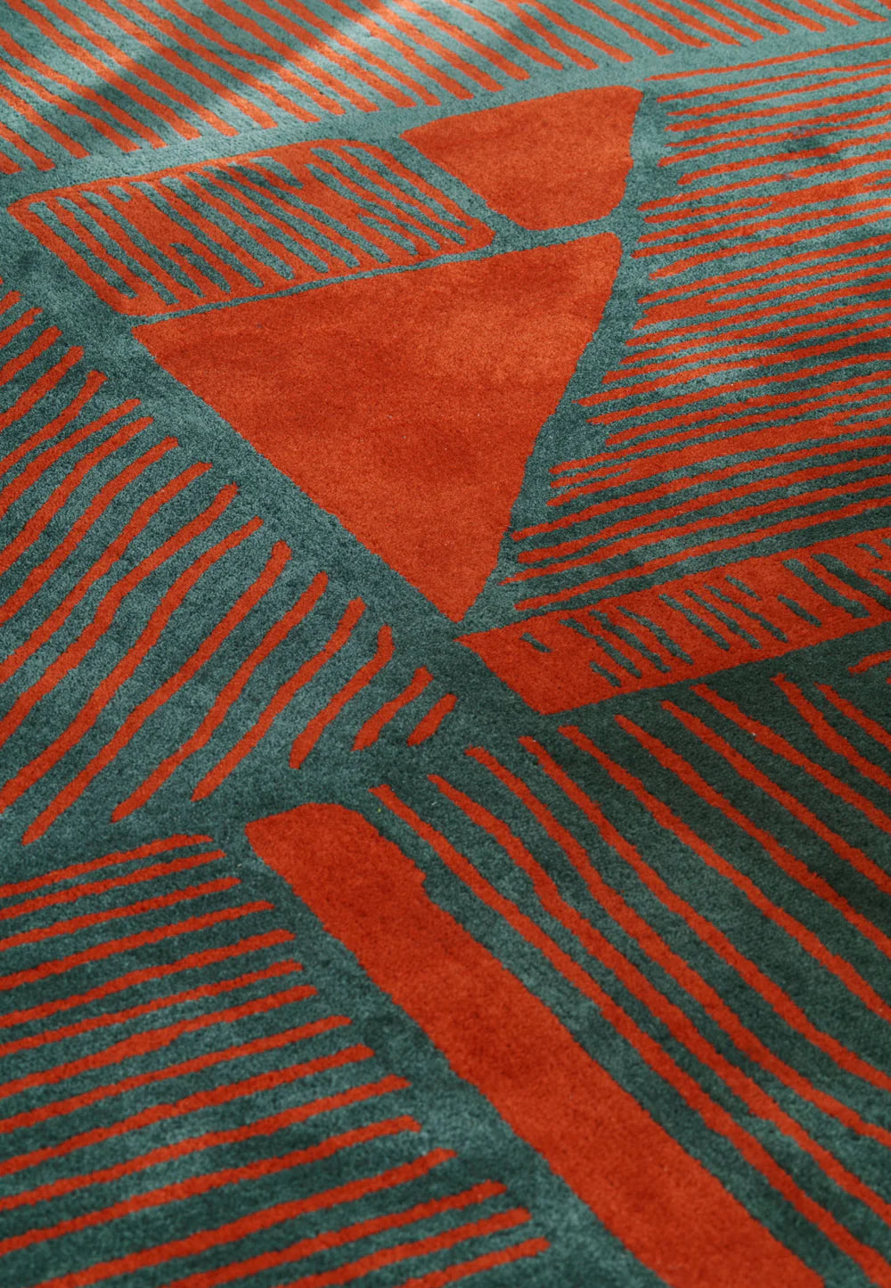 Designer Patchwork Wool Rug