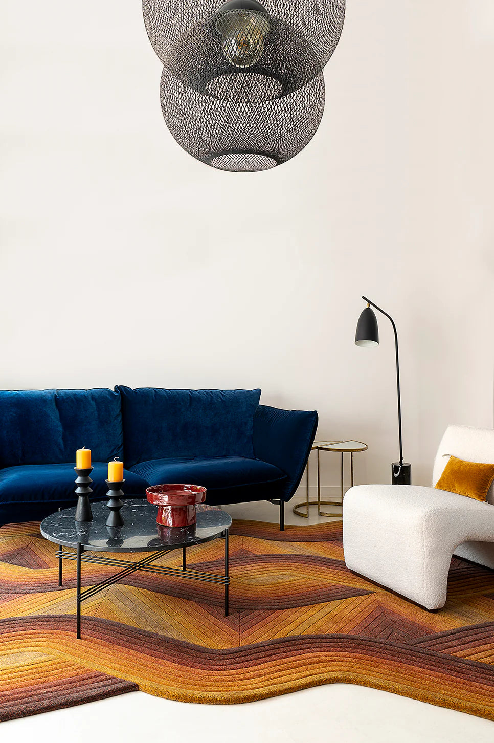 Modern Artistic Wave Rug