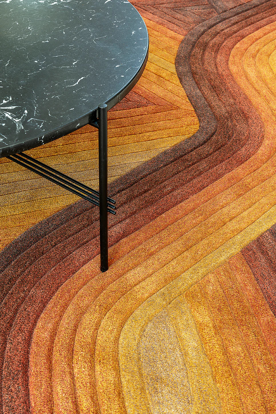 Modern Artistic Wave Rug