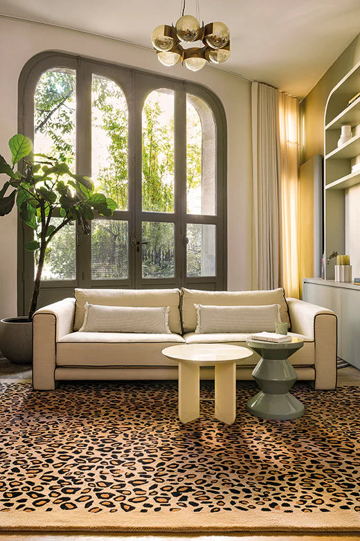 Modern Leopard Pattern Carpet