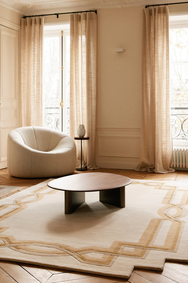 High-End Designer Carpet with Timeless Symmetry