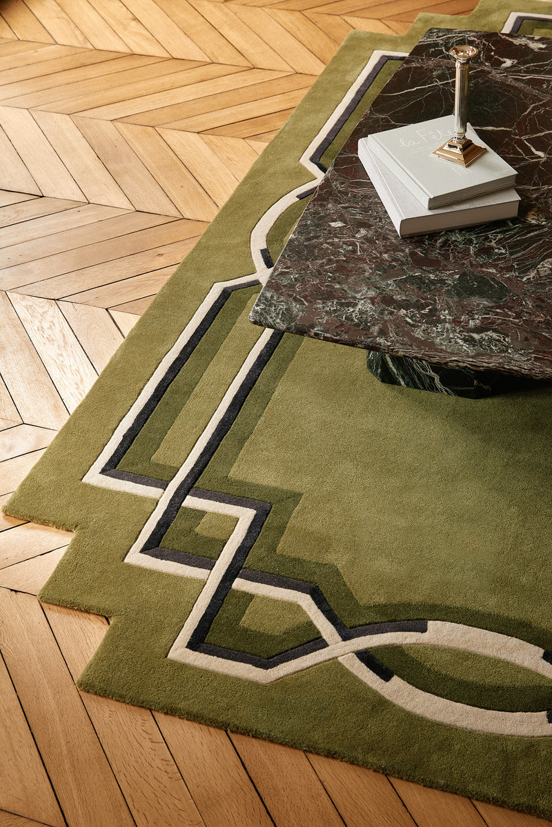 Premium Olive Statement Rug