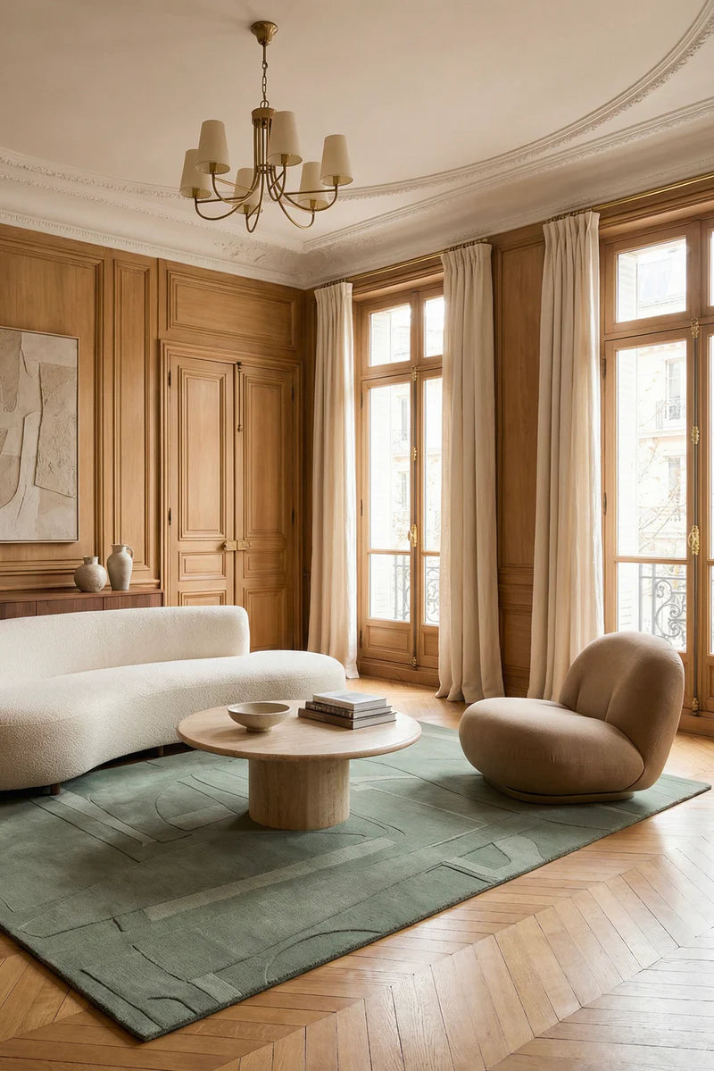 Premium Green Area Rug