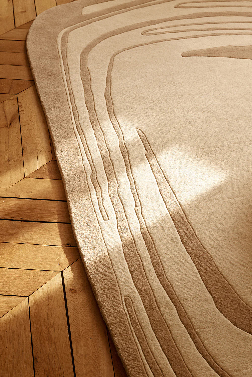 Premium Modern Neutral Wool Rug