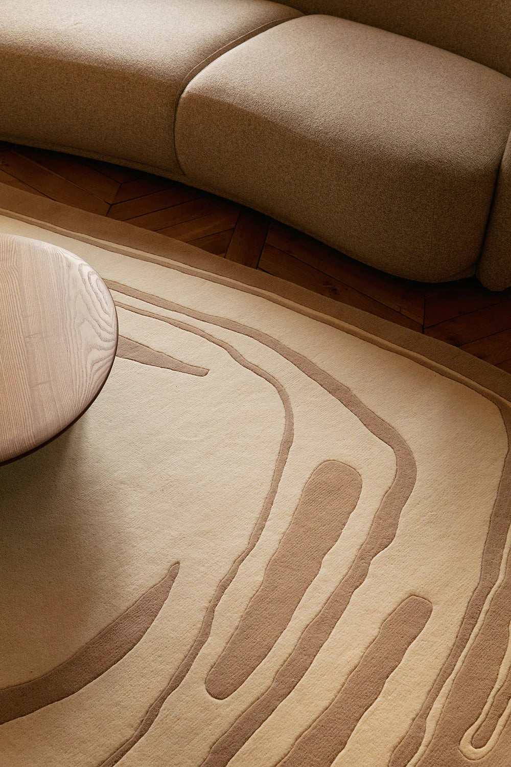 Premium Modern Neutral Wool Rug